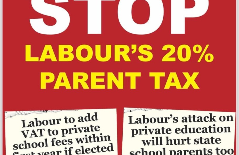 Say no to Labour's tax on schools