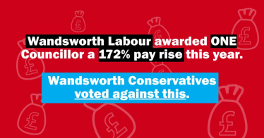 Wandsworth Labour Councillors vote themselves pay rises of up to 172%